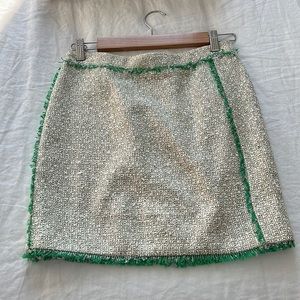 Jcrew tweed mini skirt